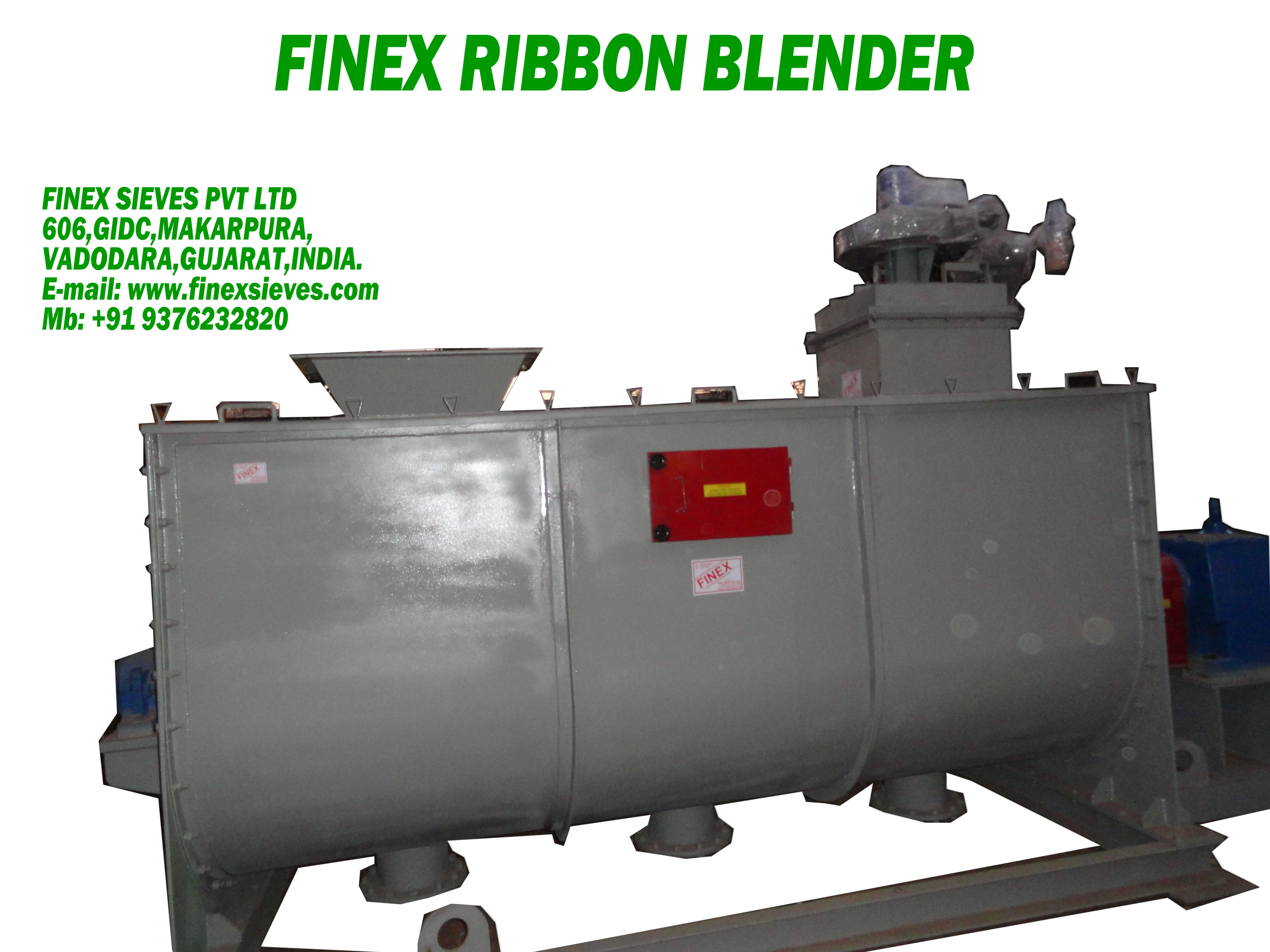 Ribbon Blender In line Dust Collector System