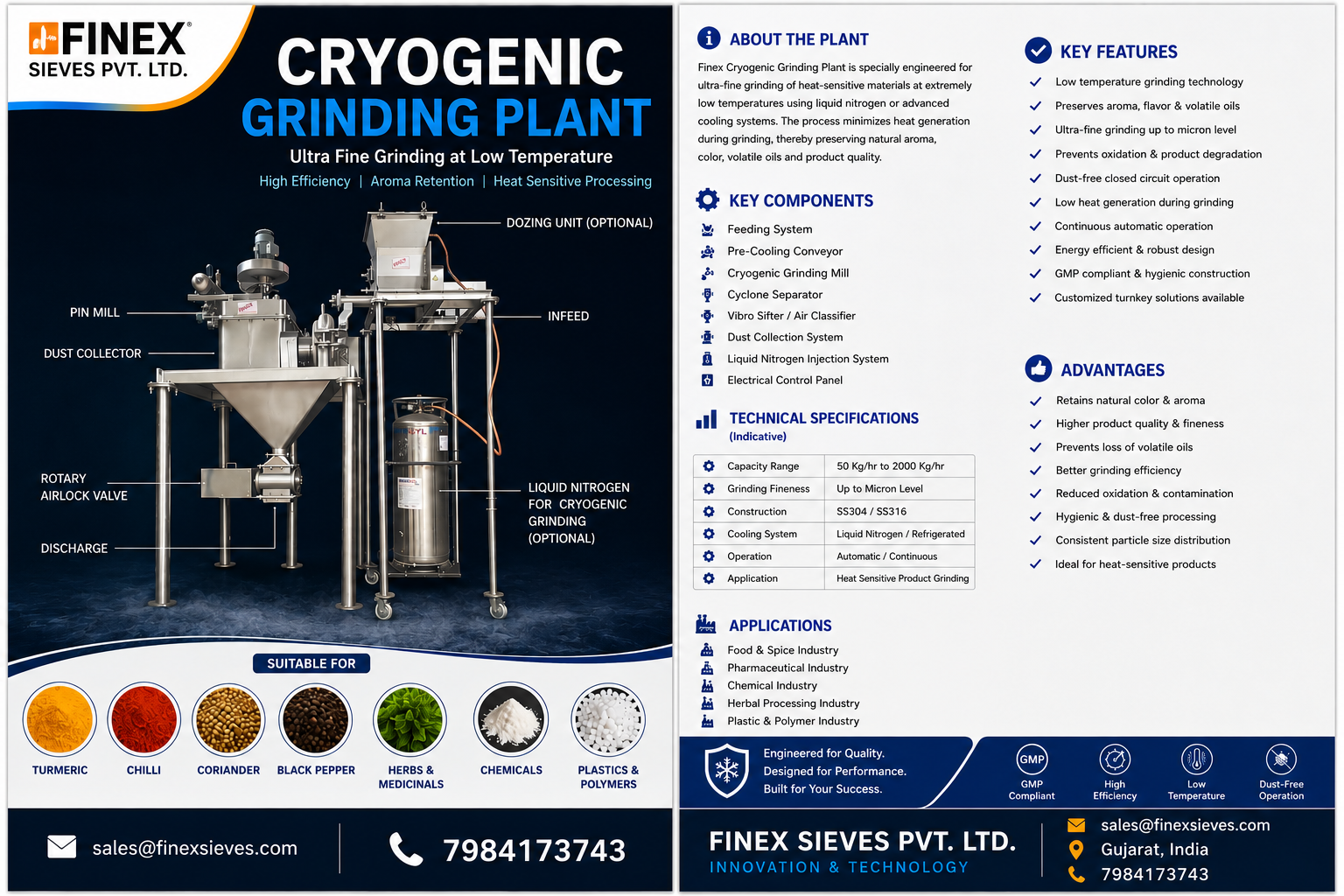 Cryogenic Grinding Plant